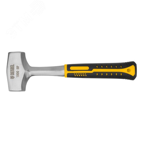 Изображение товара Кувалда 1 кг, цельнометаллическая, двухкомпонентная рукоятка (шт)