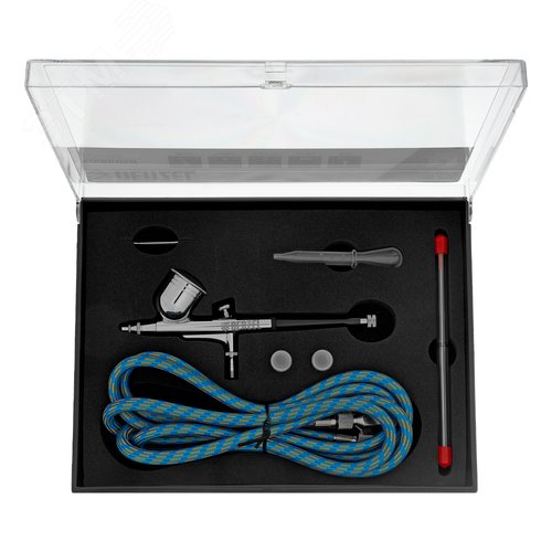 Изображение товара Аэрограф с верхним бачком AB1, 0.2/0.3/0.5 мм, 7 мл, 9 л/мин (шт)