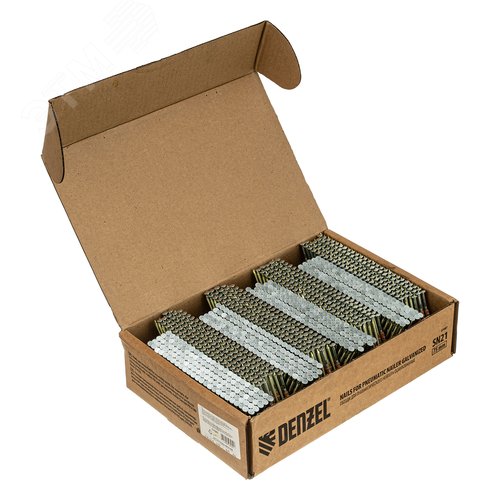 Изображение товара Гвозди для пнев. нейлера (оцинк.), длина - 75 мм, диам. - 3,05 мм, 2000 шт. (уп)