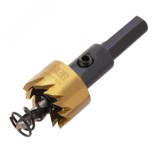 Изображение товара Коронка по металлу HSS, 21 мм, нитридтитановое покрытие (шт)