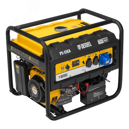 Изображение товара Генератор бензиновый PS-55EA, 5,5 кВт, 230В, 25л, коннектор автоматики, электростартер (шт)