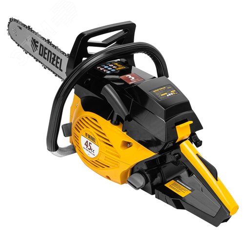 Пила цепная бензиновая DGS-4516, шина 40 см, 45см3, 3,0 л.с., шаг 3/8, паз 1,3 мм, 57 зв - фото 2