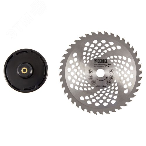 Триммер бензиновый DT-52, 52см3, 3 л.с., неразъемная штанга, состоит из 2 частей - фото 11