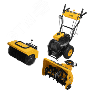 Изображение товара Гибридная снегоуборочная машина с функц. подметания SWB-600, 212 сс, руч. старт, 2 насадки (шт)