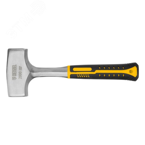 Изображение товара Кувалда 2 кг, цельнометаллическая, двухкомпонентная рукоятка (шт)