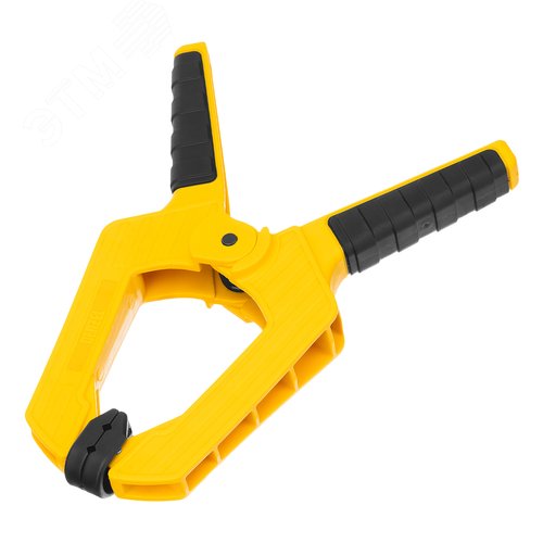 Изображение товара Струбцина клещеобразная, усиленная 100 х 80 мм, двухкомпонентные рукоятки (шт)