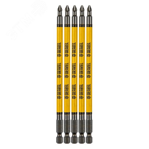 Изображение товара Набор бит PH2х150, сталь S2, круглый профиль, 5шт. (набор)