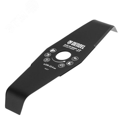 Изображение товара Диск для триммера мульчирующий, 250 х 25,4 толщина 2,5 мм, 2 лезвия (шт)