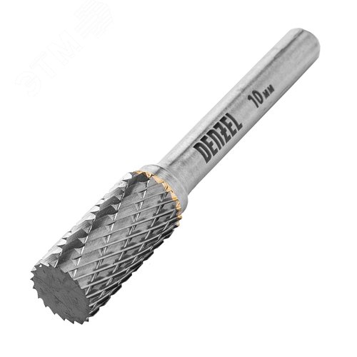 Изображение товара Борфреза по металлу твердосплавная, цилиндрическая, тип-А, 10 мм (шт)