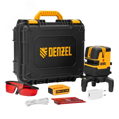 Изображение товара Лазерный уровень LX 05 Red, 20 м, 635 нм, акк. Li 5200 mAh, резьба 5/8 (шт)