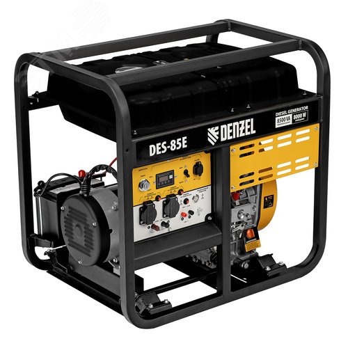 Изображение товара Генератор дизельный DES-85E, 8,5 кВт, 230 В, 16 л, электростартер (шт)