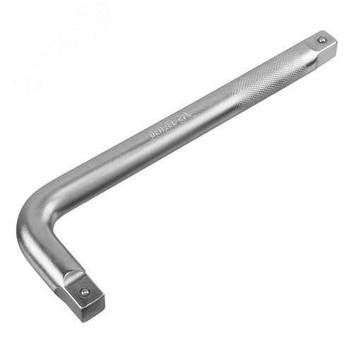 Изображение товара Вороток Г-образный, 300*100 мм, квадрат 3/4', CrV, матовый хром (шт)