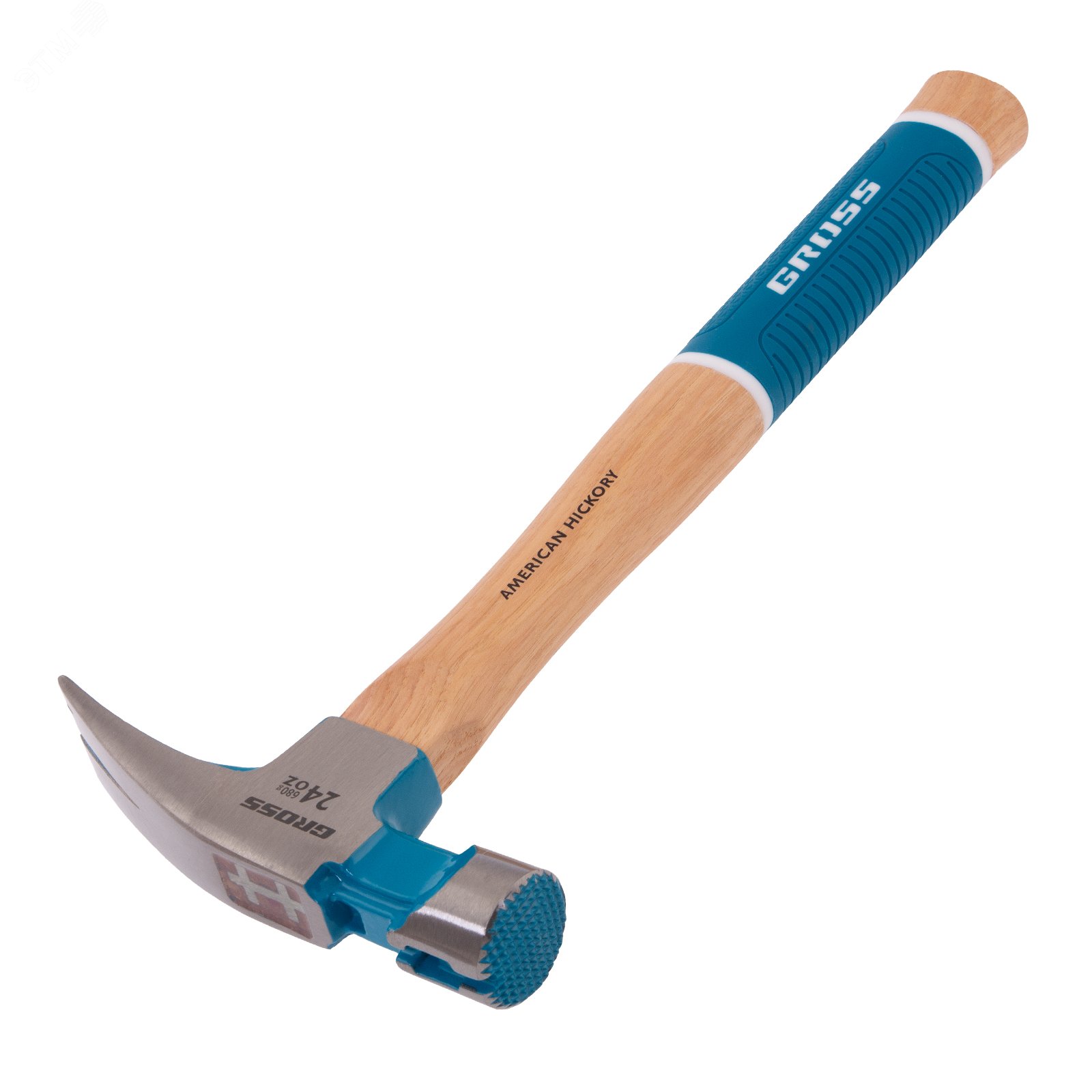 Изображение товара Молоток-гвоздодер 680 г углом 75 магнит American Hickory