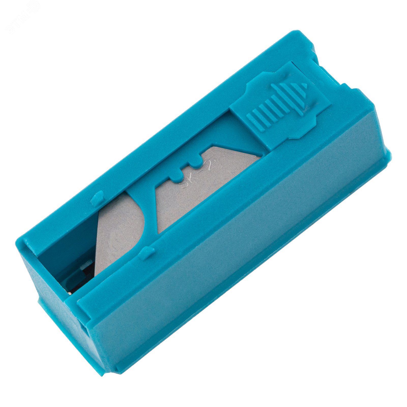 Изображение товара Лезвия, 19 мм, трапециевидные, пластиковый пенал, 12 шт. (шт)