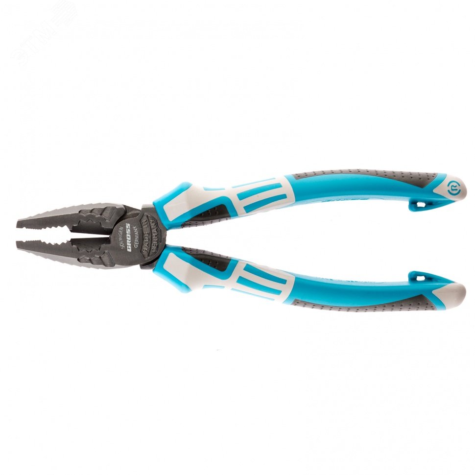 Изображение товара Плоскогубцы комбинированные 205 мм с трехкомпонентными рукоятками