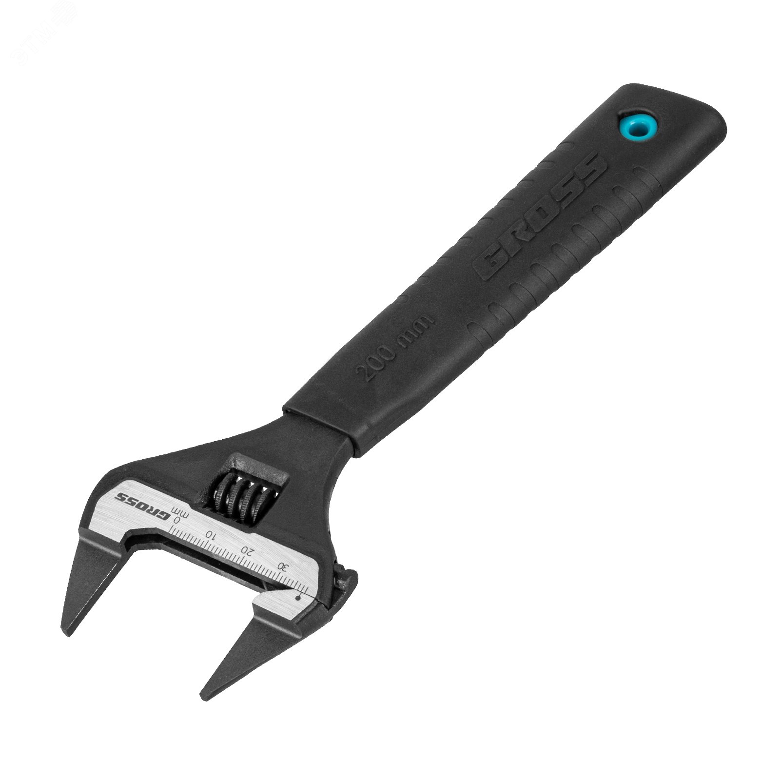 Изображение товара Разводной ключ 200 мм CrV ультратонкие губки GROSS 15573