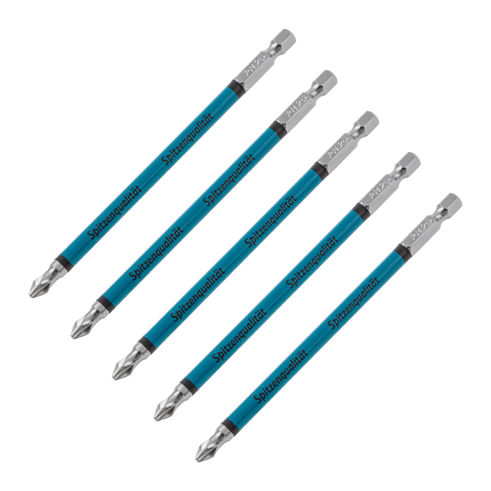 Набор бит PH2 х127, сталь S2, 5шт.