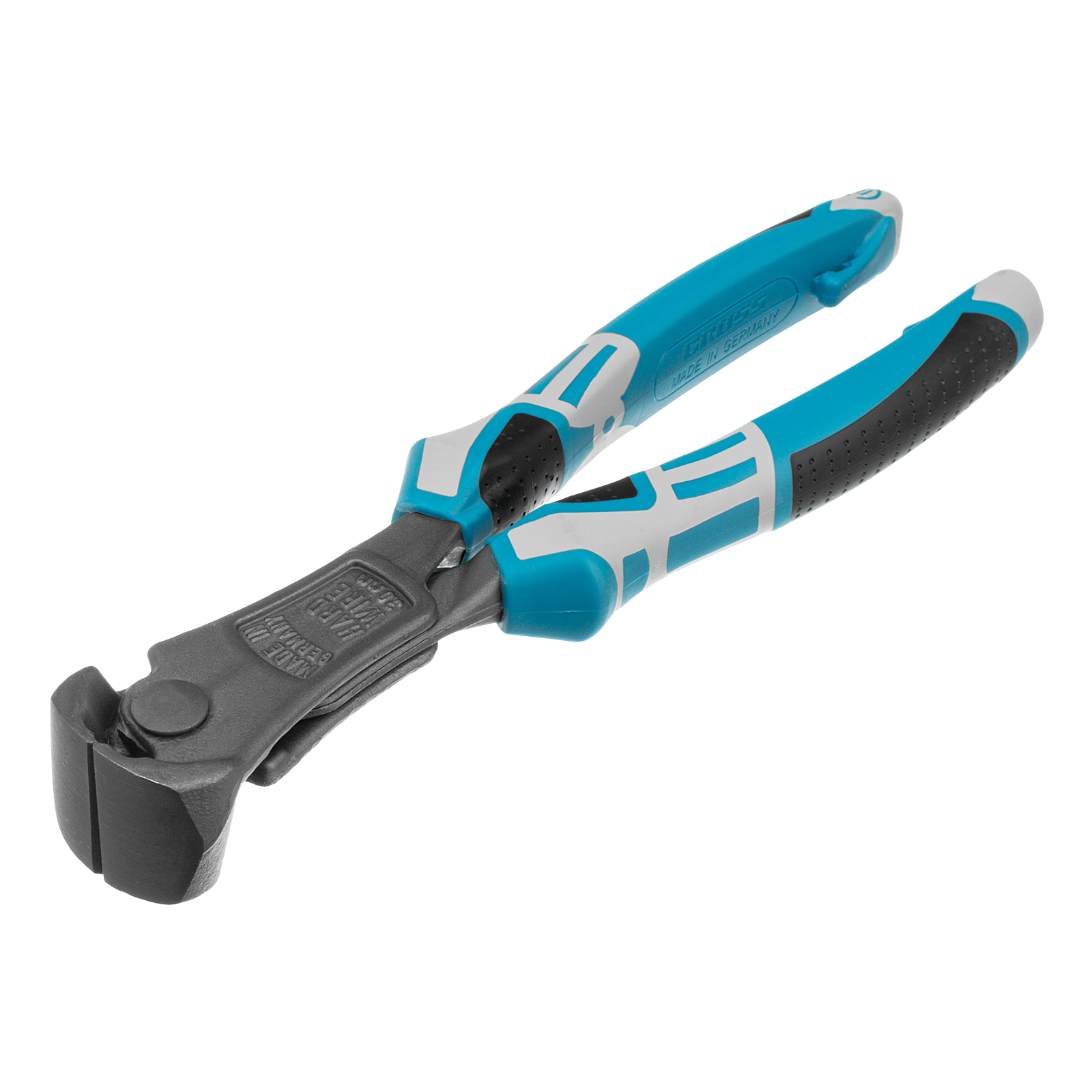 Клещи торцевые усиленные с рычажным механизмом, трехкомпонентные рукоятки, 200 мм