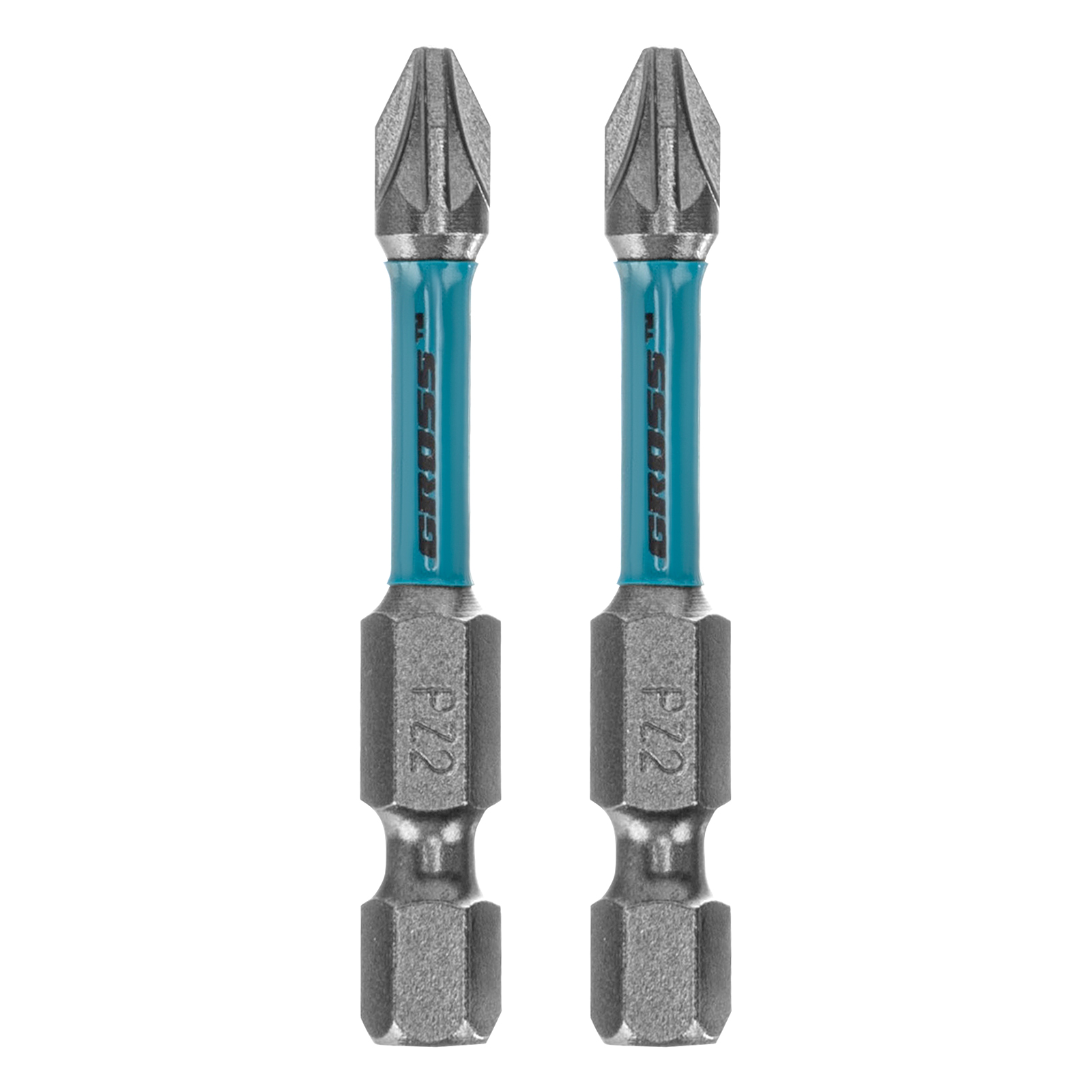 Набор бит торсионных PZ2x50 мм, для ударных шуруповертов, 2 шт.