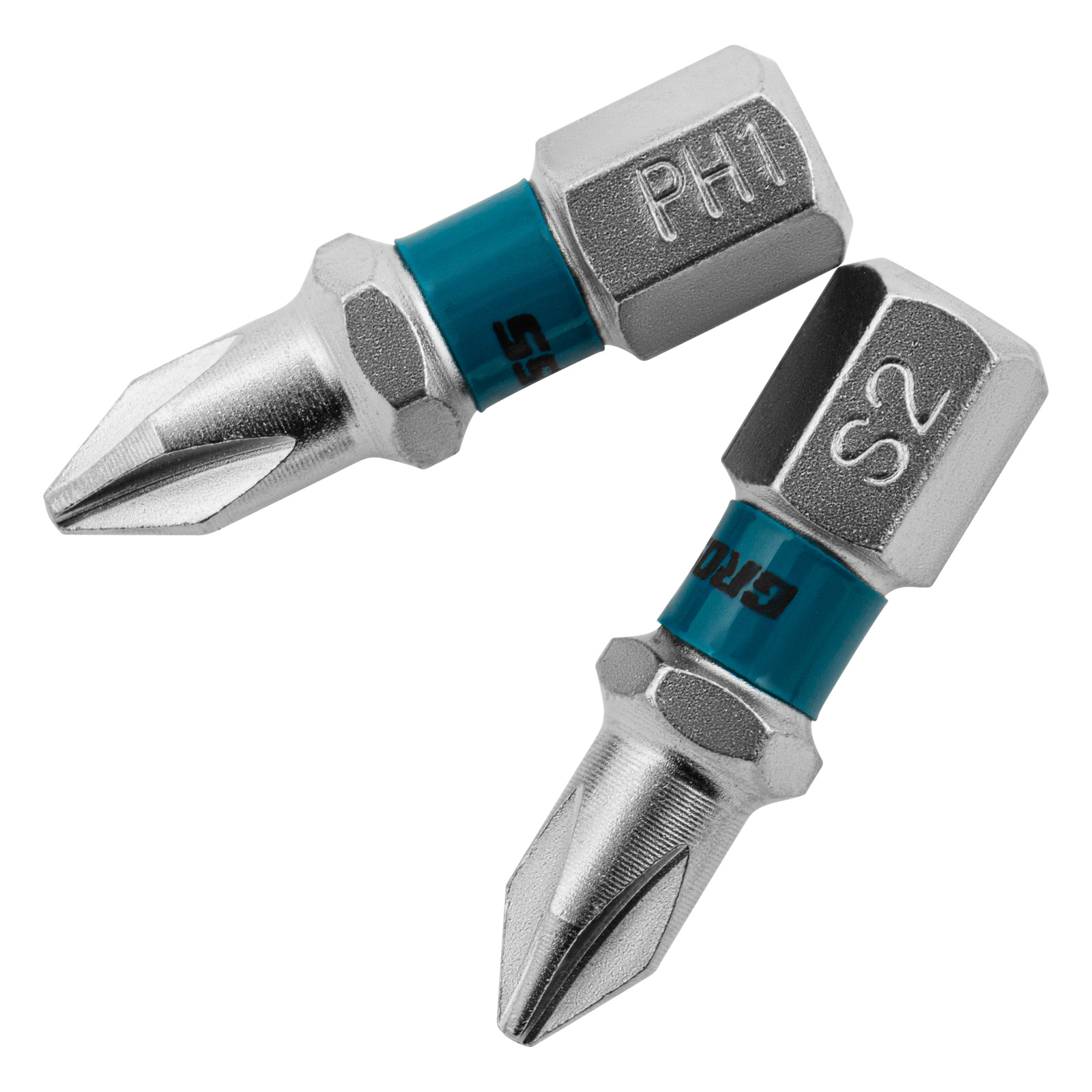 Набор бит PH1х25, сталь S2, 2 шт.