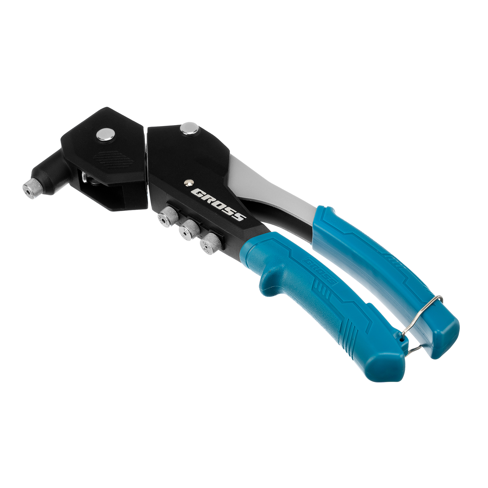 Заклепочник ручной, 290 мм, поворотный, 0-360, заклепки 2,4-3,2-4,0-4,8 мм