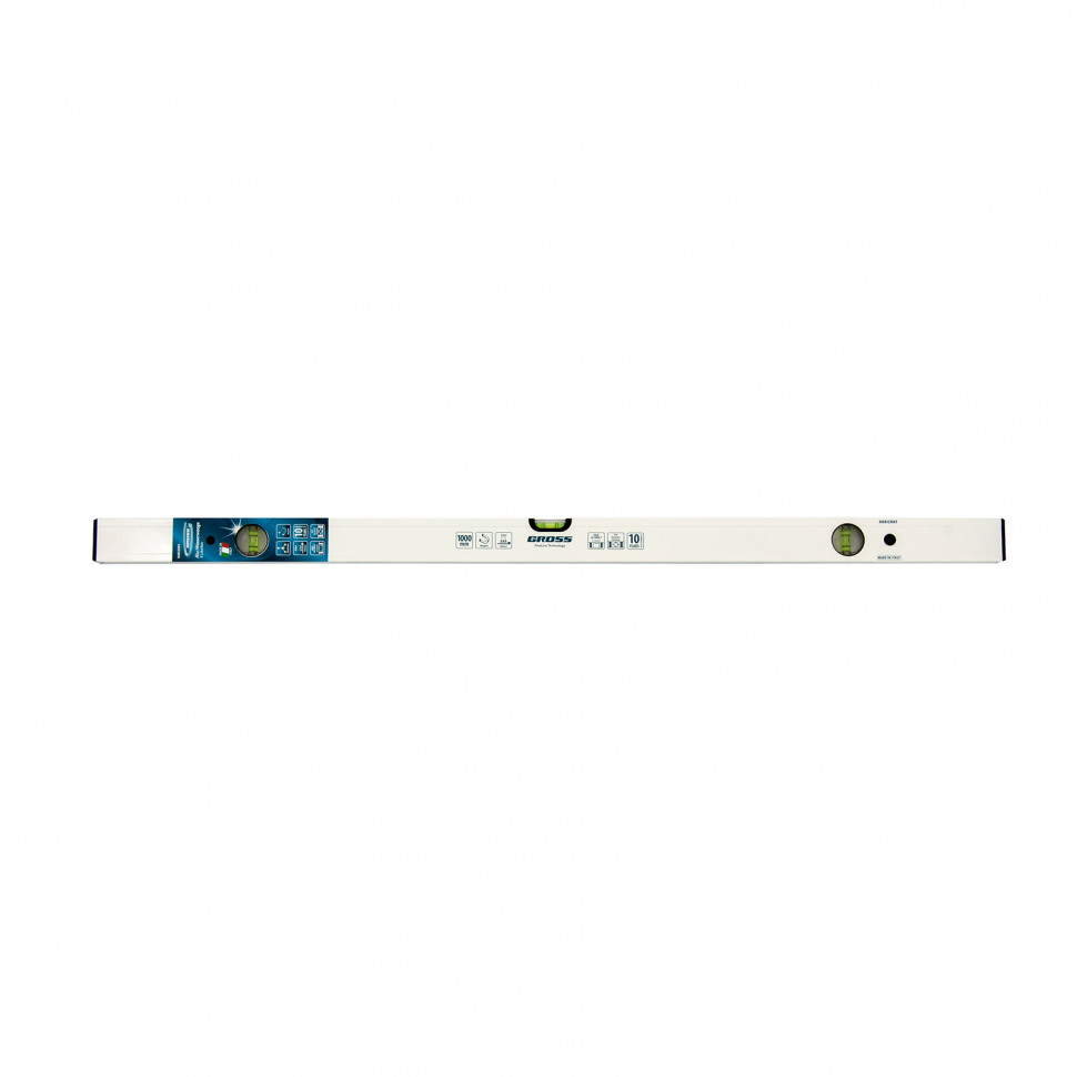 Уровень алюминиевый, 1000 мм, фрезерованный, 3 глазка, магнитный