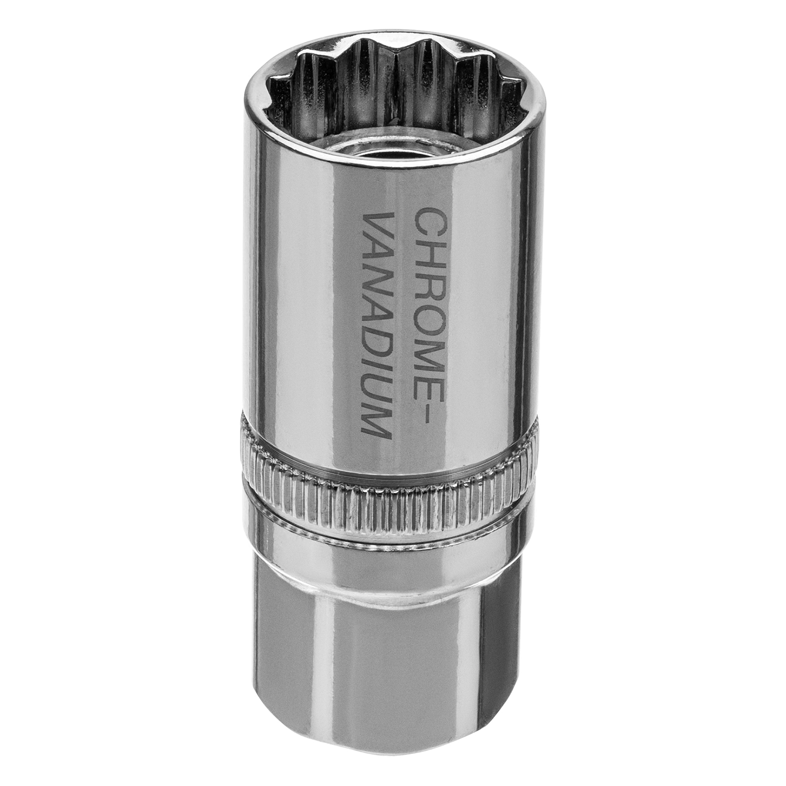 Головка торцевая свечная, магнитная,12-гранная, 21 мм, под квадрат 1/2'