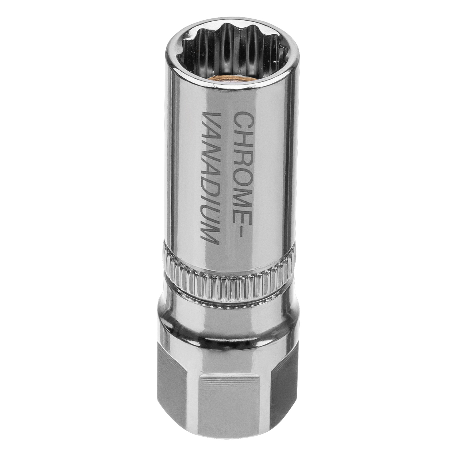 Головка торцевая свечная, магнитная,12-гранная, 14 мм, под квадрат 1/2'