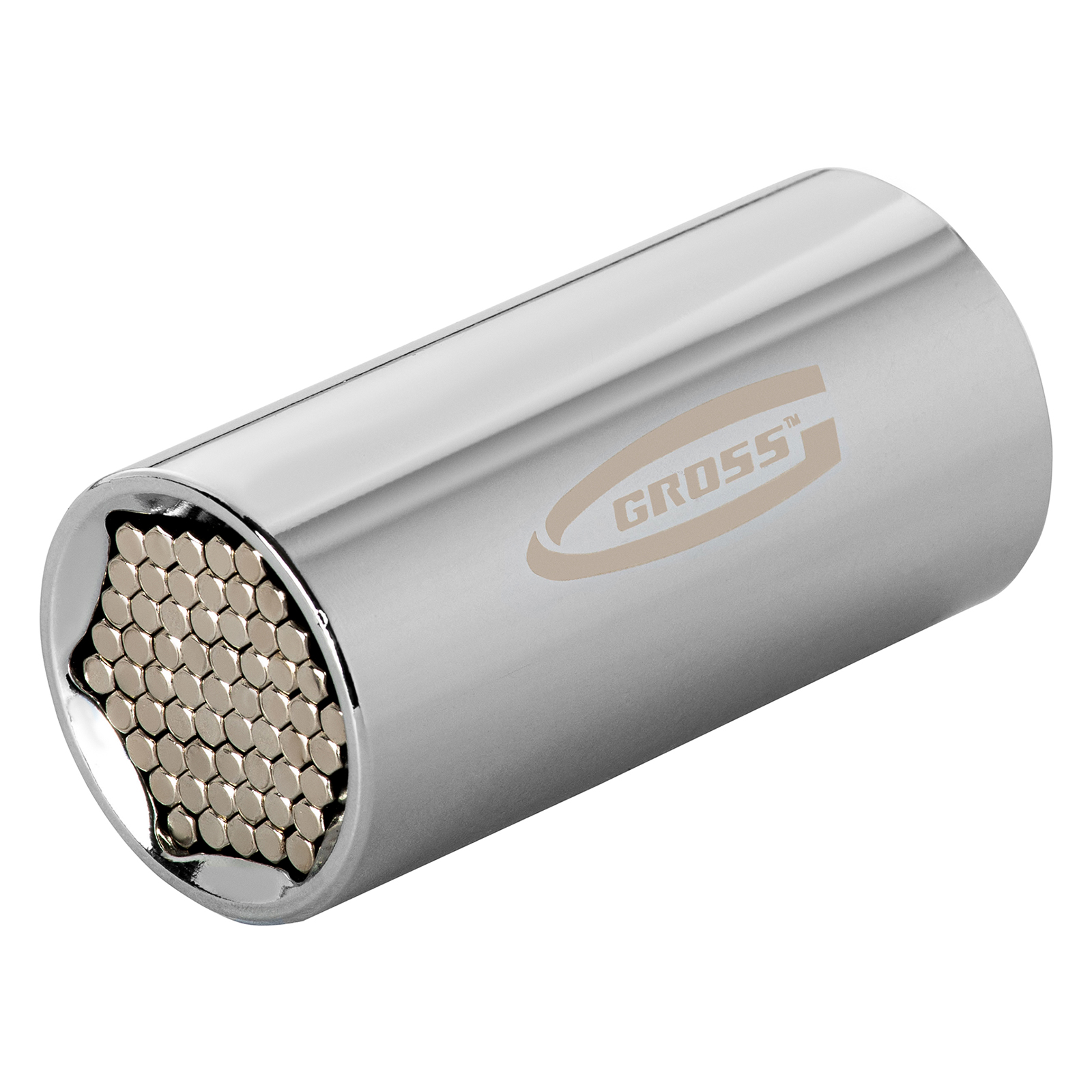 Головка торцевая многоразмерная (11-32мм) под квадрат 1/2', CrV, хромир.