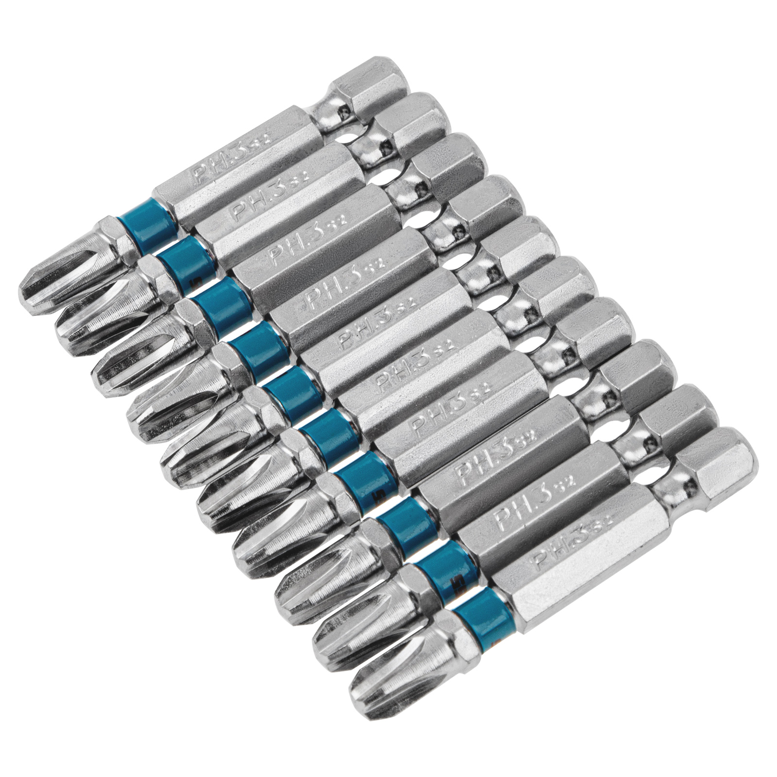 Набор бит PH3х50, сталь S2, 10 шт.