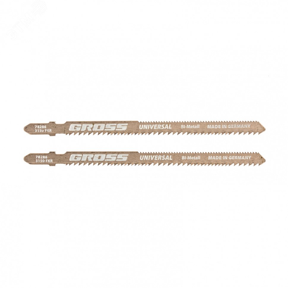 Изображение товара Полотна для электролобзика универсальные, двухсторонние, фигурный рез, 2 шт. (3150 - FKR) (шт)