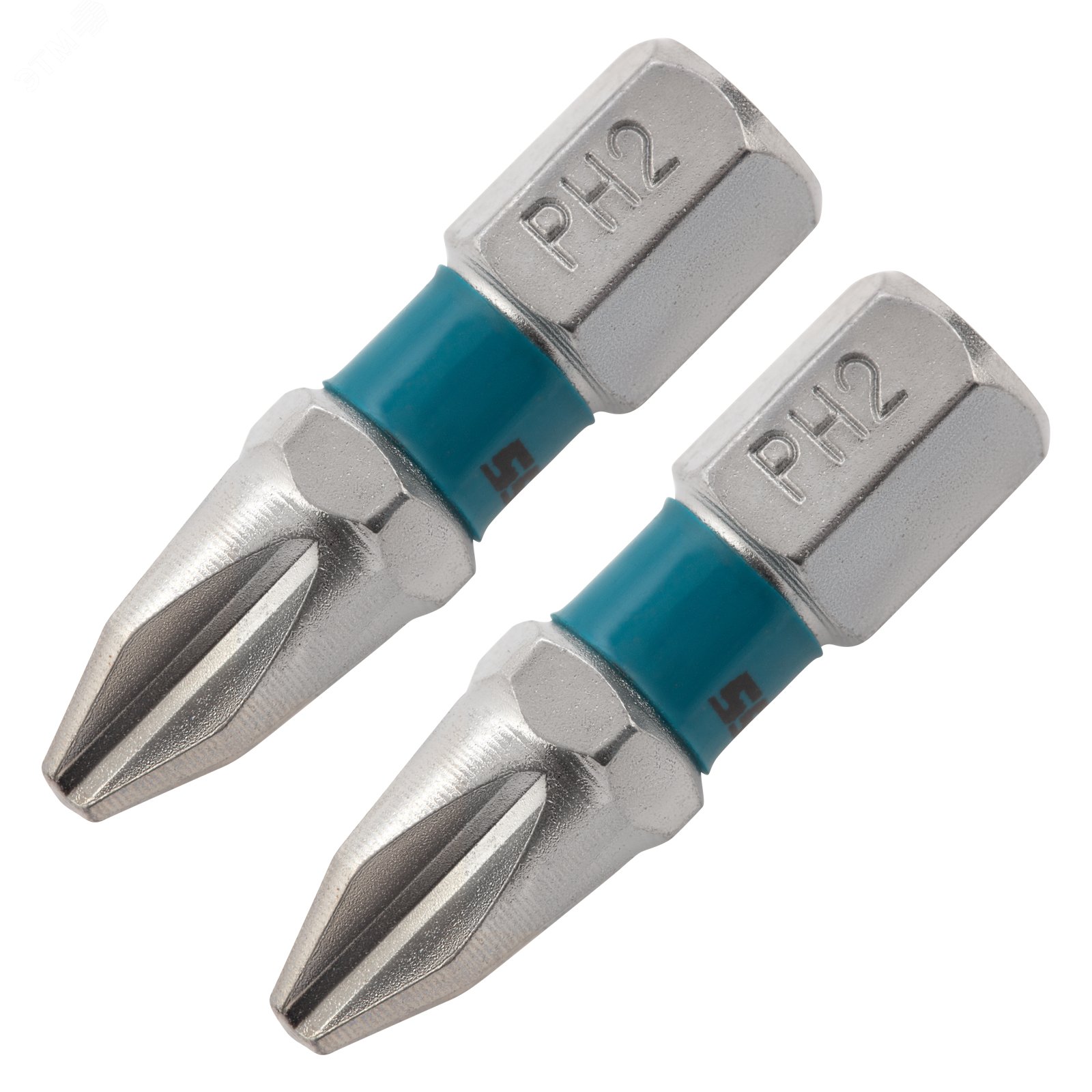 Изображение товара Набор бит PH2x25 из стали S2 GROSS, 2 шт для шурупов и крепежа