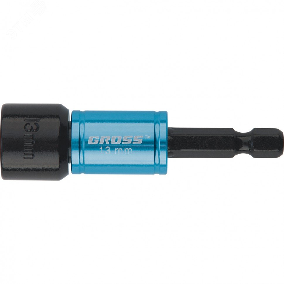 Изображение товара Бита с торцевой головкой 13 мм Nut-Driver, магнит, GROSS 11623