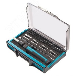 Изображение товара Отвертка-реверс для точн. раб., 48 пред., PH + PZ + SL + HEX + Torx + TT, CrMo, 2к рукоятка (шт)