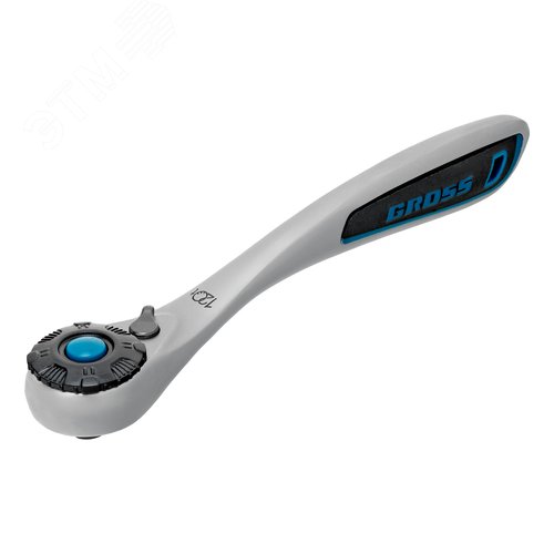 Набор торцевых головок, трещотка 120 зубьев, 1/4', CrV, 12 предметов - фото 2