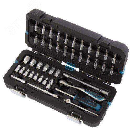 Изображение товара Набор инструментов, 1/4', CrV, 120 зубьев, 42 предмета (шт)