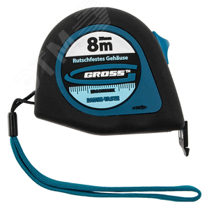 Рулетка  Ergonomisch , 8 м x 25 мм, магнитный обрезиненный зацеп - фото 2