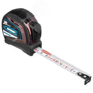 Рулетка Doppelhaken, 3 м x 16 мм, односторонний зацеп, нейлон, двуст. шкала, автоматич - фото 3