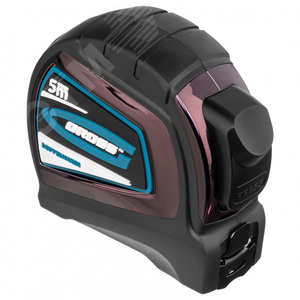 Рулетка Doppelhaken, 5 м x 19 мм, двухсторонний зацеп, нейлон, двуст. шкала, автоматич - фото 1