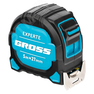Изображение товара Рулетка Experte, 5 м x 27 мм, двухкомпон. корпус, магнит, двухстор. разметка, нейлон (шт)