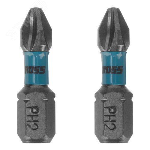 Изображение товара Набор бит торсионных PH2x25 мм, для ударных шуруповертов, 2 шт. (шт)