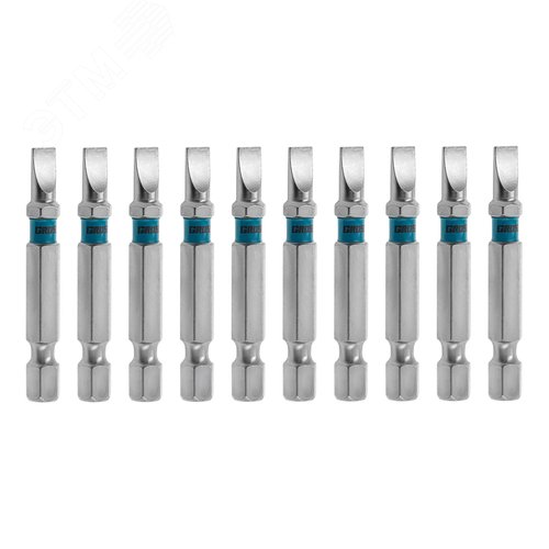 Изображение товара Набор бит SL5,0х50, сталь S2, 10шт. (шт)