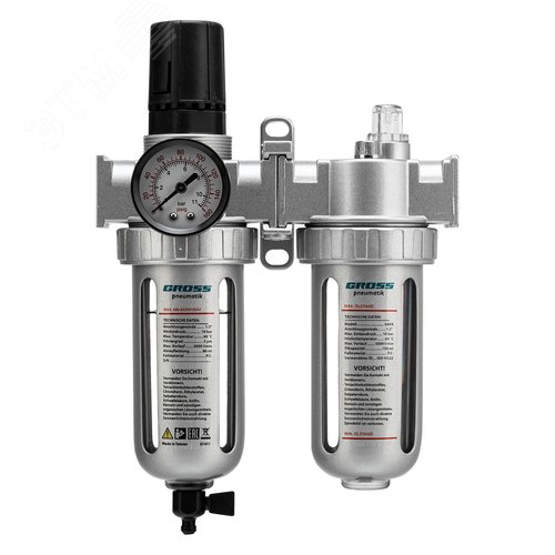 Изображение товара Блок подготовки воздуха регулятор-фильтр-лубрикатор G804, 1/2 (шт)