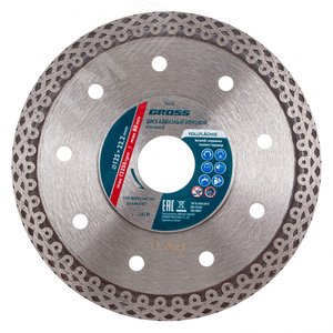 Изображение товара Диск алмазный ф125х22,2мм, тонкий, сплошной (Jaguar), мокрое резание (шт)