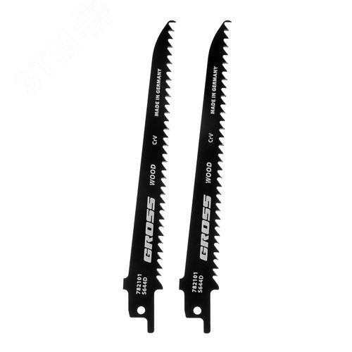 Полотна по дереву для сабельной пилы 4011 - S644D, 130 x 4,2 мм, фигур. рез, 2 шт - фото 1