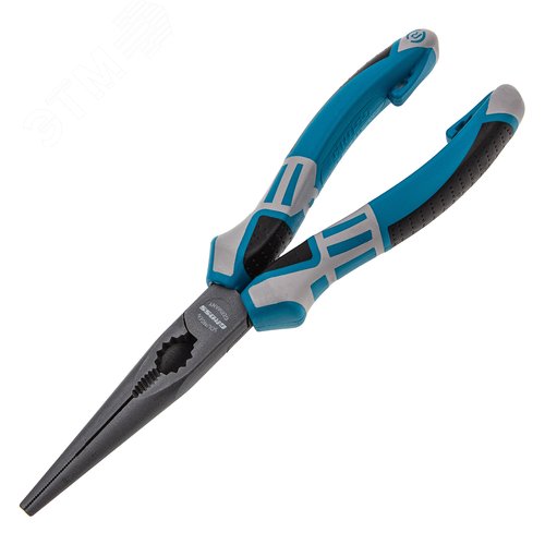 Изображение товара Длинногубцы прямые 205 мм, трехкомпонентные рукоятки (шт)