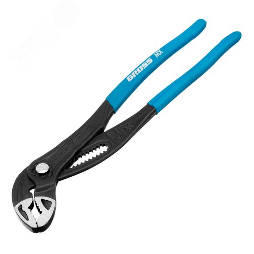 Изображение товара Клещи переставные, кнопочный механизм, обливные рукоятки, 300 мм (шт)