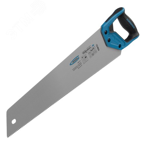 Изображение товара Ножовка по дереву PIRANHA,усил.трапецев.полотно,500 мм,11-12TPI,зуб3D,кален.зуб,2-комп.рук. (шт)