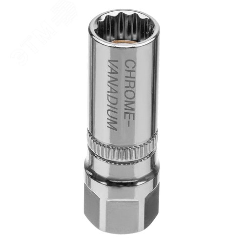 Изображение товара Головка торцевая свечная, магнитная,12-гранная, 14 мм, под квадрат 1/2' (шт)