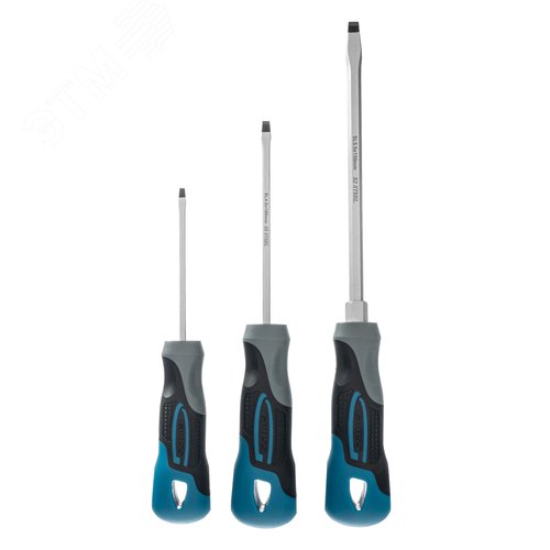 Изображение товара Набор отвёрток, 3 шт., SL, S2, 3к рукоятка (шт)